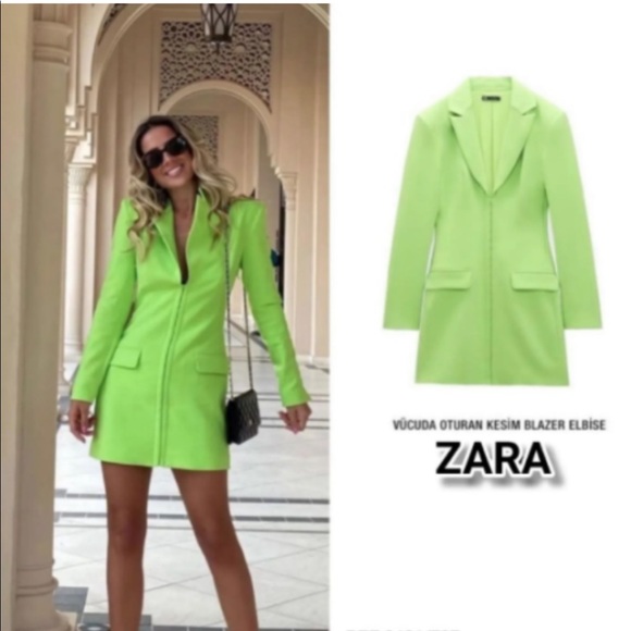 Zara Dresses Zara Fitted Blazer Dress Blogger Fav Poshmark